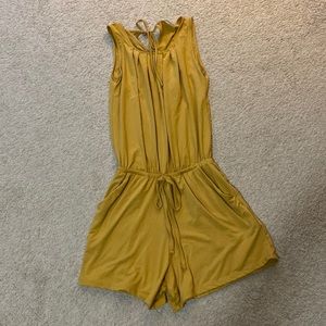Mustard color romper